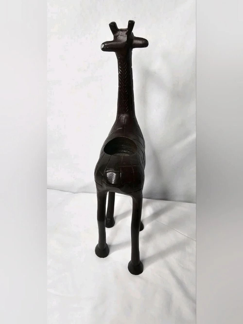 Metal Giraffe Sculpture Candle Holder 13